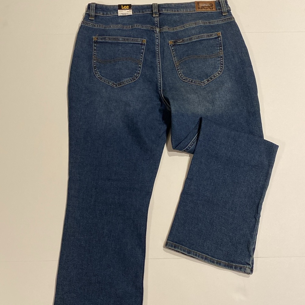 Lee SZ 12 High Rise Cropped Boot Cut Denim Jeans New D5 - Picture 10 of 15